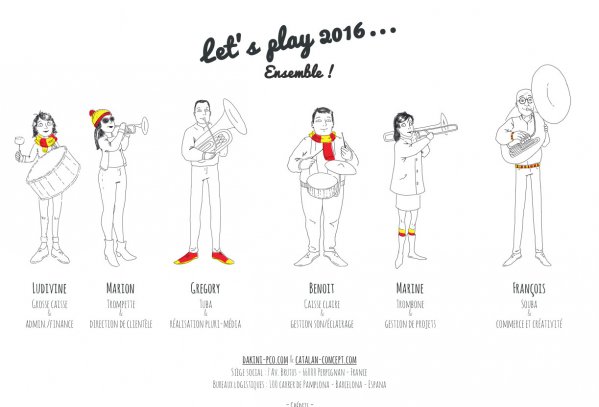 Catalan Concept - Animation pour une carte de v½ux en musique