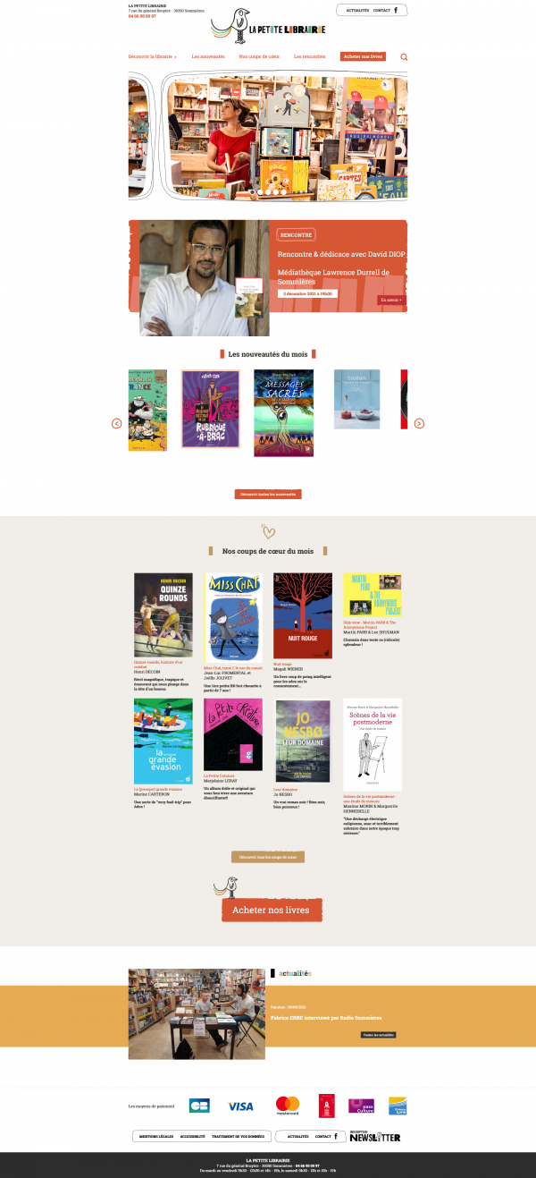 Page d'accueil Page d'accueil