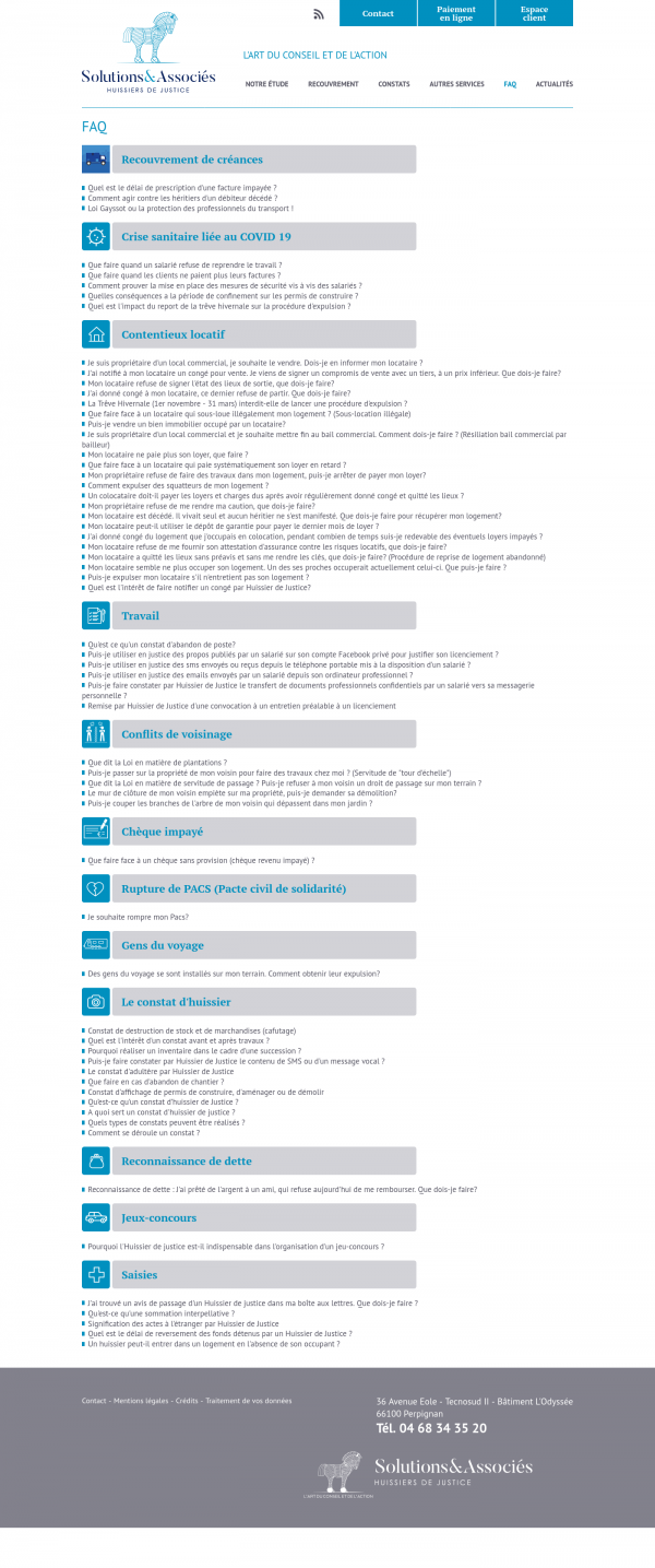 La FAQ, une fonctionnalité simple et toujours efficace La FAQ, une fonctionnalité simple et toujours efficace