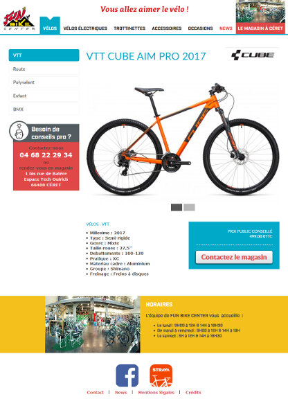 Fun bike center - Boutique de vélos et VAE à Céret (66)